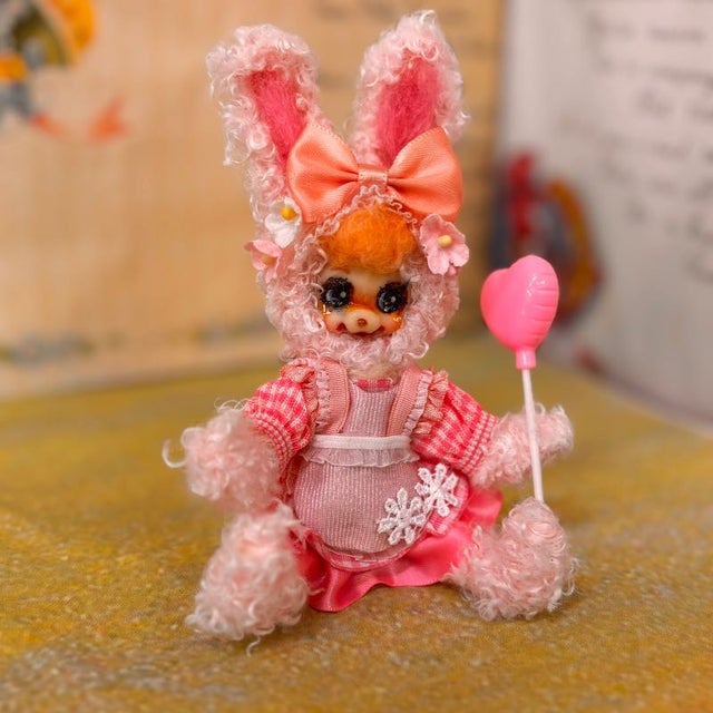 作家様　羊毛フェルト　ラムちゃん　ひつじ　ぬいぐるみ　ハンドメイド 作家様 羊毛フェルト ラムちゃん ひつじ ぬいぐるみ ハンドメイド