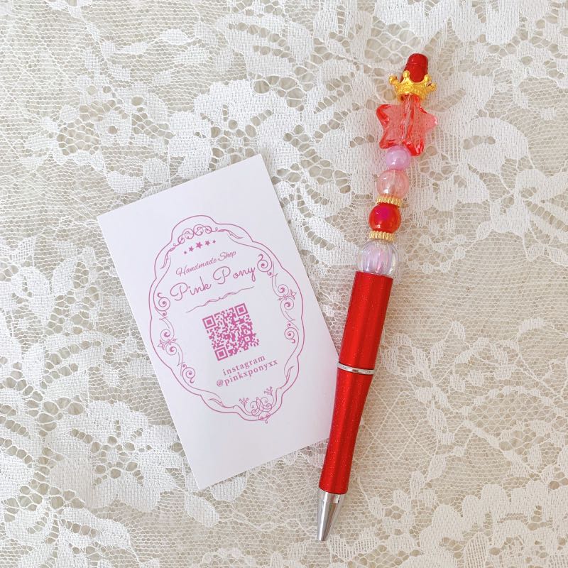 調整中❗️【カスタムボールペン】変身ペン風魔法少女ペン　【白羽根派】 調整中❗️【カスタムボールペン】変身ペン風魔法少女ペン 【白羽根派