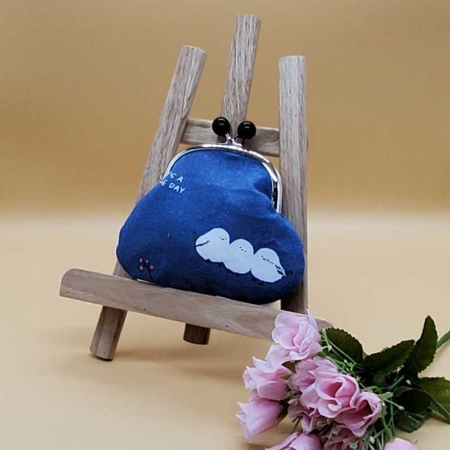 ☆112☆喫茶レモン〈ピンク〉マチありポーチ☆ハンドメイド 起こせ